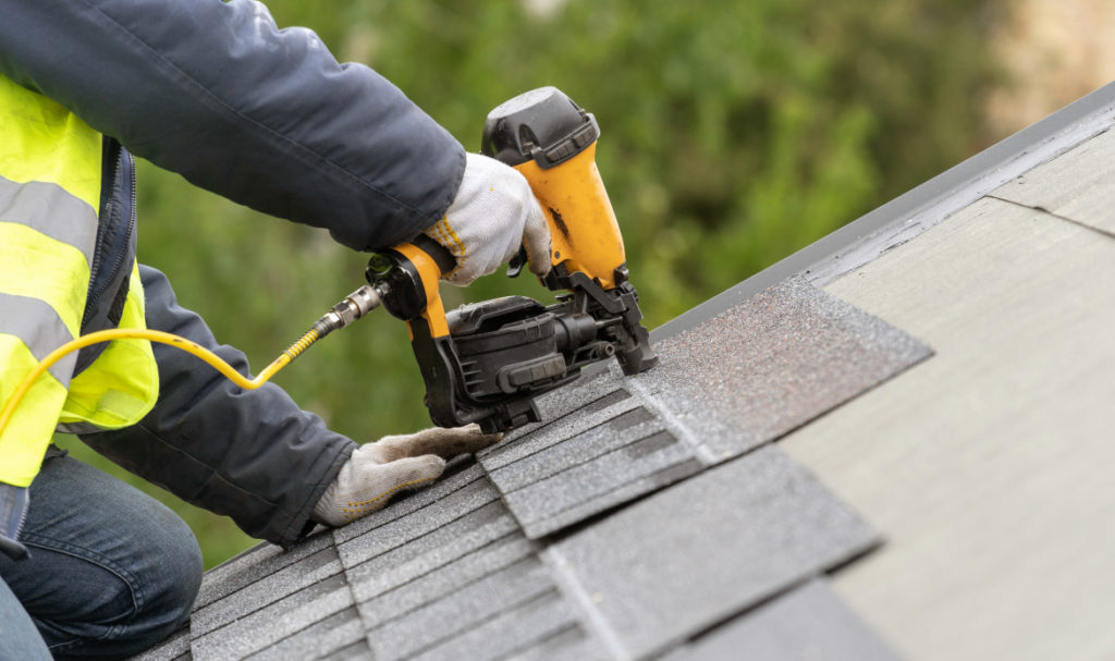 Portland homeowners reviewing roof financing options for a residential roofing project
