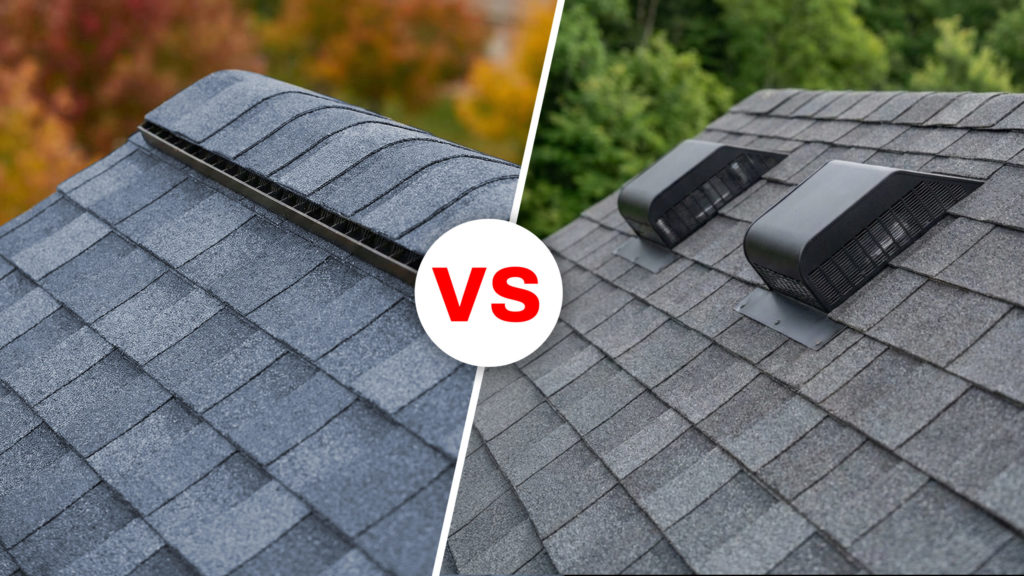 Ridge Vents vs. Roof Vents: Which Handles Wet Winter Weather More Effectively