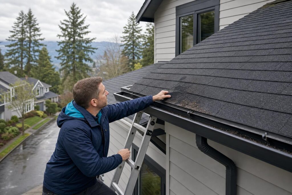 Asphalt Shingle Granule Loss in Portland: When It Signals Roof Repair vs. Replacement
