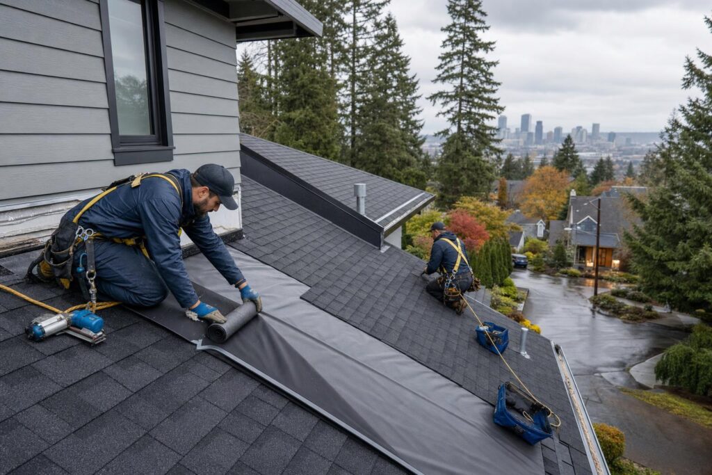 Why Roof Underlayment Choice Matters for Portland Rain and Wind-Driven Moisture
