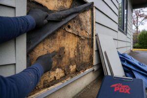 Hidden Sheathing Damage Behind Commercial Siding Changes the Repair Plan