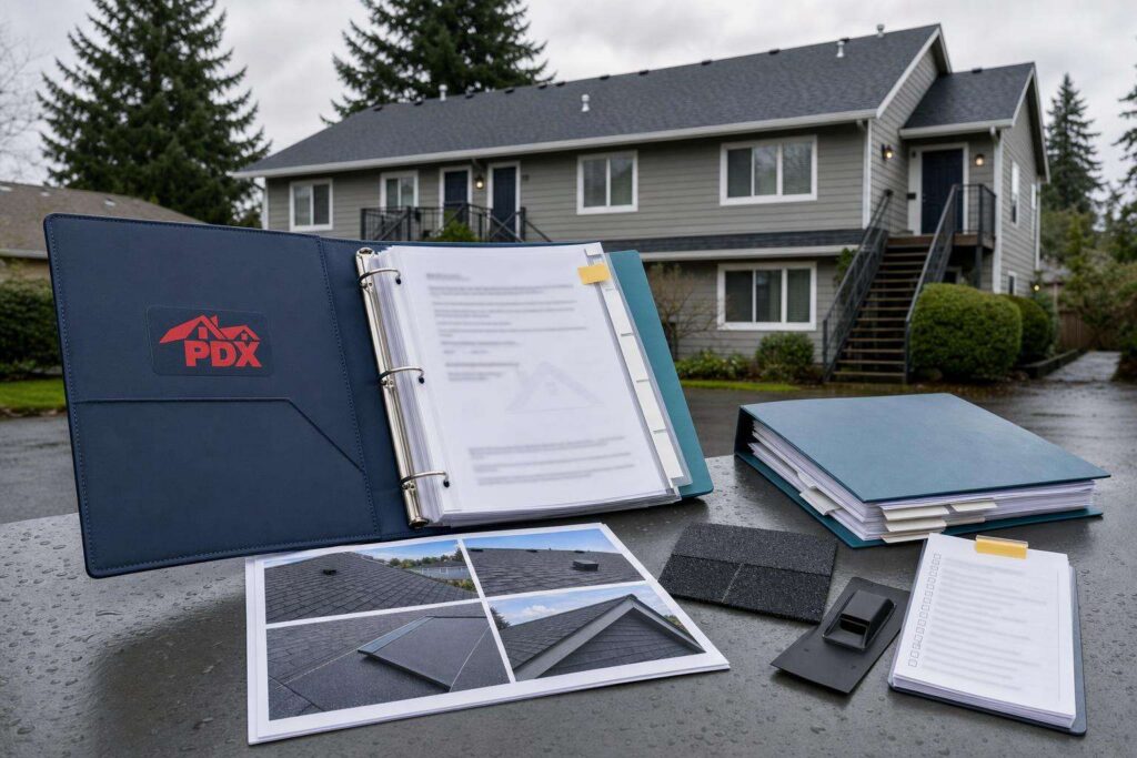 Roof Replacement Closeout Packages for Rental Property Managers